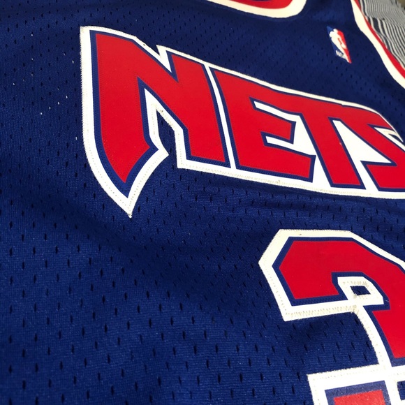 Used adidas New Jersey Nets Drazen Petrovic Hardwood Classics Jersey M - Picture 3 of 6